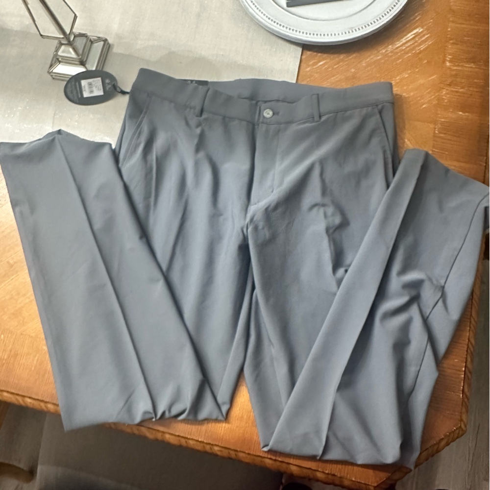 Steel grey Greg Norman golf pants